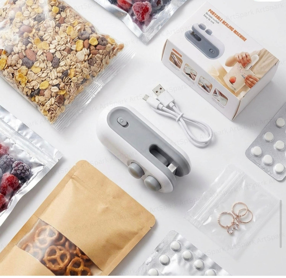 2-in-1 Mini Bag Sealer & Cutter – Keep Snacks Fresh