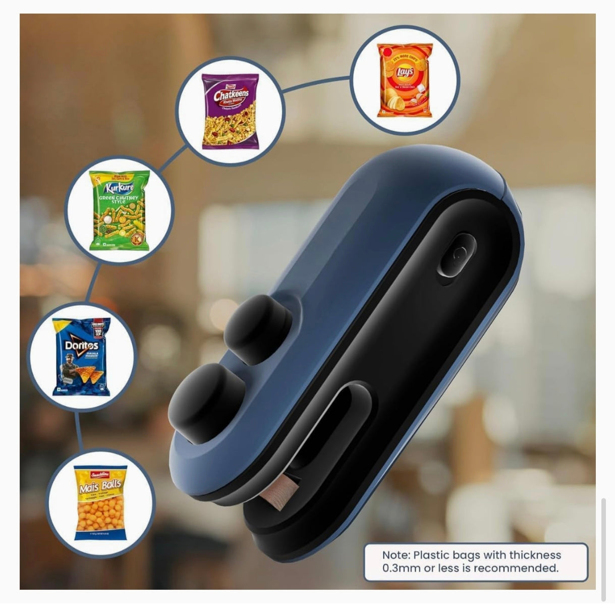 2-in-1 Mini Bag Sealer & Cutter – Keep Snacks Fresh