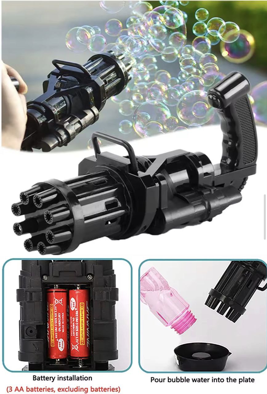 Electric Bubble Blaster Toy for Kids – Battery Operated | Holi, Birthday & Party Fun