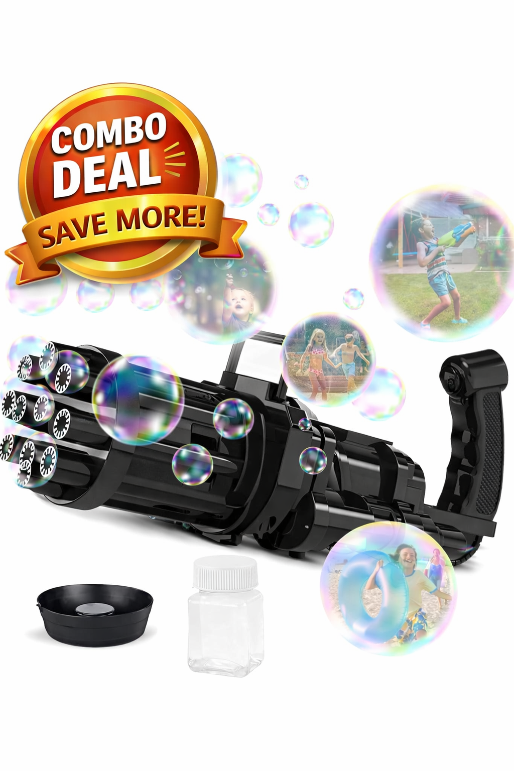 Electric Bubble Blaster Toy for Kids – Battery Operated | Holi, Birthday & Party Fun